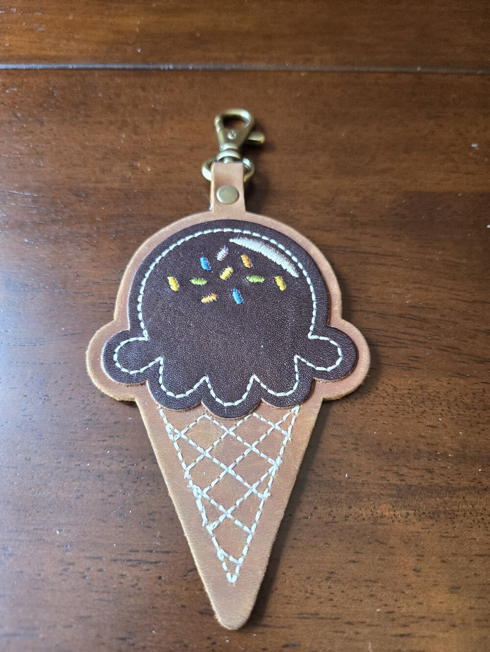 Portland Leather Goods Scoop Keychain
